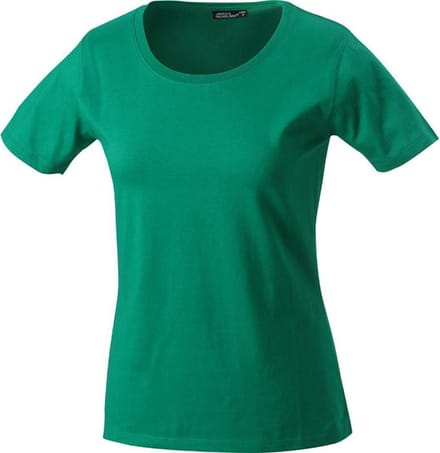 James and Nicholson Dames/dames Basic T-Shirt (Iers Groen)