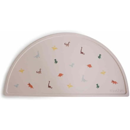 Mushie - Siliconen Placemats - Placemats - Dinosaur
