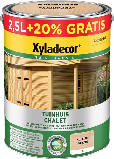 Xyladecor - Tuinhuis Wb - Kleurloos - 3 L