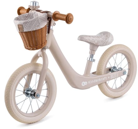 Kinderkraft RAPID 2 - Loopfiets - Lichtgewicht Magnesium Frame - Met Mandje - Whisper Dune