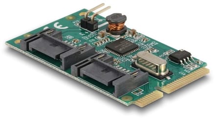 Delock MiniPCIe I/O PCIe full size 2 x SATA 6 Gb/s
