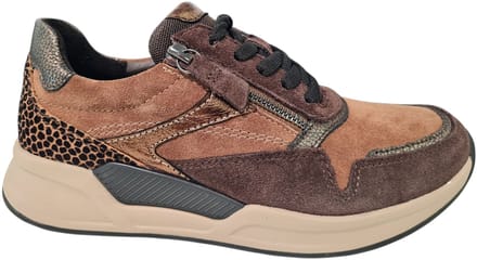Rollingsoft -Dames - bruin - sneakers - maat 41