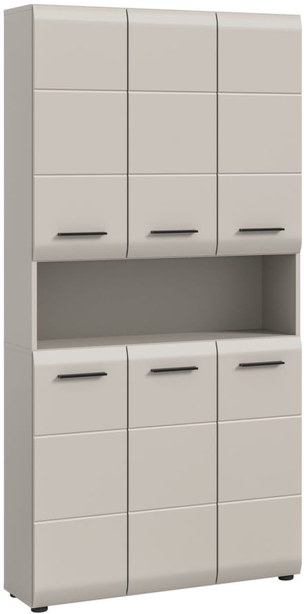 Moderne Hoge Badkast Kasjmier - Ruime Opbergoplossing 90x185 cm