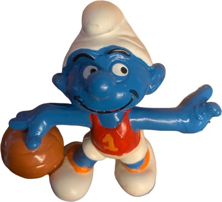 Smurf Basketballer - De Smurfen - 20211 - Schleich speelfiguurtje - 6 cm