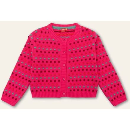 Oilily Vera Vest- maat116/6yr Bright Rose