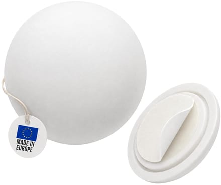 Dailygoods - Deurstopper wit Ø40mm - Zelfklevend muurbuffer (4-pack)