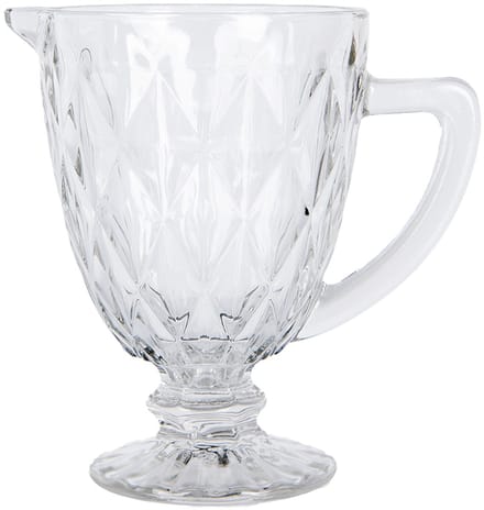 Clayre & Eef Decoratie Schenkkan 1000 ml Transparant Glas