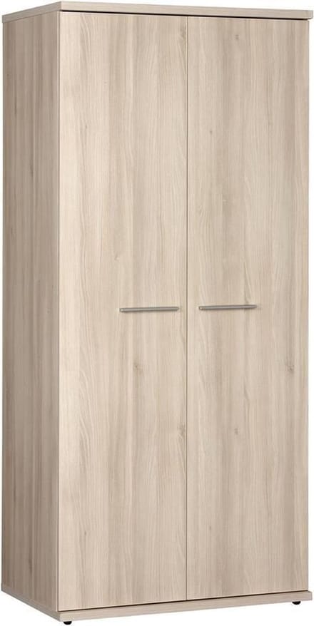 Kledingkast 2 Deurs - 200 x 89 x 58cm - Licht Hout - Wouw
