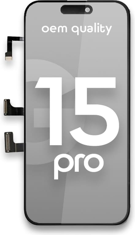 Geschikt Voor Apple iPhone 15 Pro Display + Touchscreen - A Kwaliteit - Zwart - Vervangend Scherm - Scherm - Beeldscherm - touchscreen