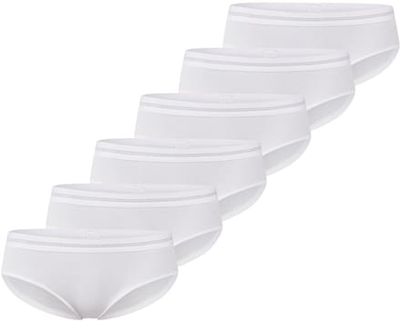 Schiesser Meisjes panties 6 pack Teens Girls Long Life Cotton