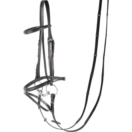 Harrys Horse Hoofdstel Bronze - Gecombineerd - Mini - Zwart