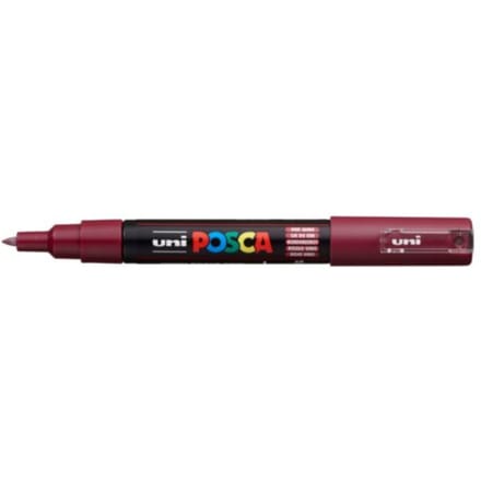 Posca marker met conische punt schrijfdikte extra-fijn wijnrood