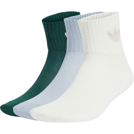 Adidas Originals Mid Ankle 3er Pack Sokken Wit