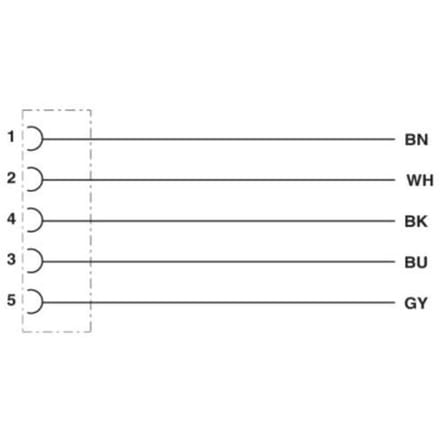 Phoenix Contact 1404478 Sensor/actuator aansluitkabel Aantal polen (sensoren): 5 10.00 m 1 stuk(s)