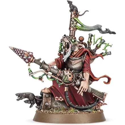 Beeldje Games Workshop Warhammer AoS - Skaven Warlock Bombardier
