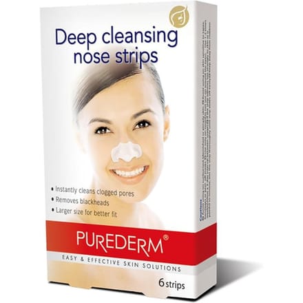 PUREDERM Patchs nettoyants pour le nez, 6 pièces