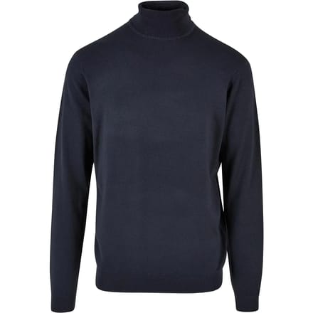 Urban Classics - Knitted Turtleneck Sweater/trui - M - Donkerblauw