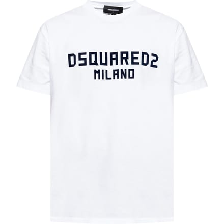 Dsquared2 Milano Logo Cool Fit Wit T-shirt