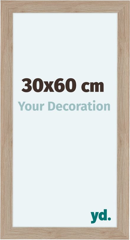 Your Decoration - Fotolijst 30x60 cm - MDF - Eiken Licht - Como