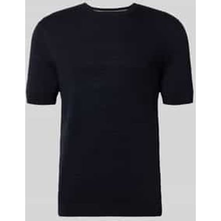 Gebreid shirt met structuurpatroon model 'Elio'