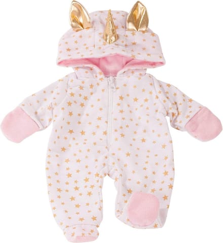 Götz poppenkleding onesie unicorn voor pop van 30-33 cm