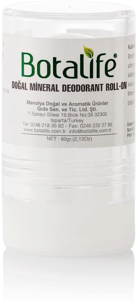 Botalife - Roll On - %100 Natuurlijke Deodorant - Mineraal Deodorant Roll On- Roller - 60 gr