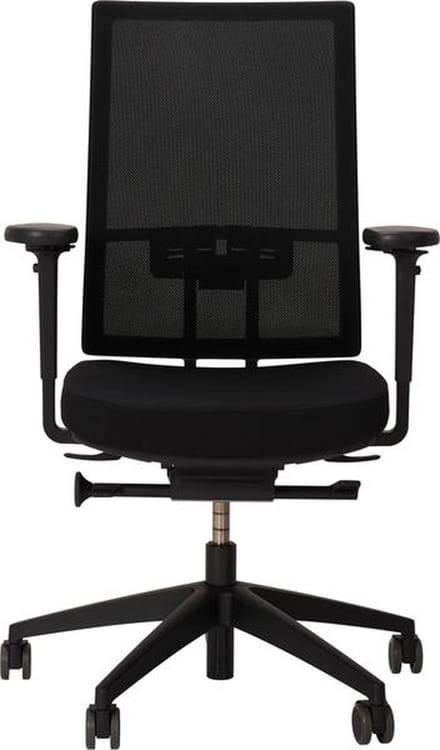 Bureaustoel KÖHL ANTEO - Basic Rug Runner 63cm - Zachte wielen - Zwart
