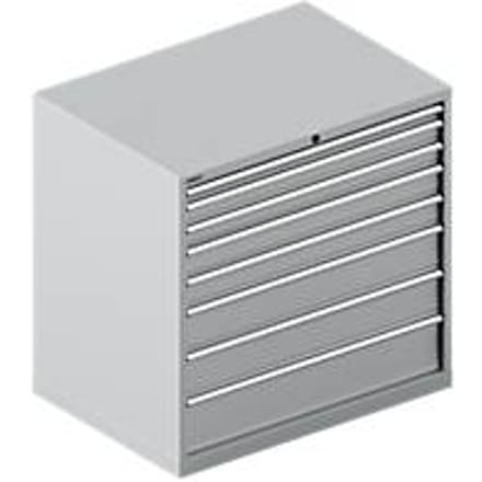 Schäfer Shop Select Ladekast 54-36 8 wit aluminium/aluminium wit / wit aluminium