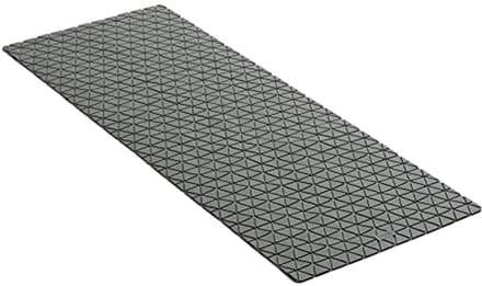 Antislip badkamermat met 126 zuignappen - diamantdesign - grijs - 97 x 36 cm