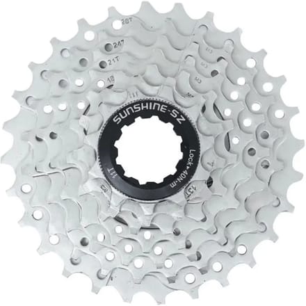 Mountainbike cassette P2R Shine Shimano-Sram 7 v 11-28 T