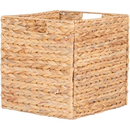 Passo Basket - Opvouwbare mand in waterhyacint 30x30x30 cm