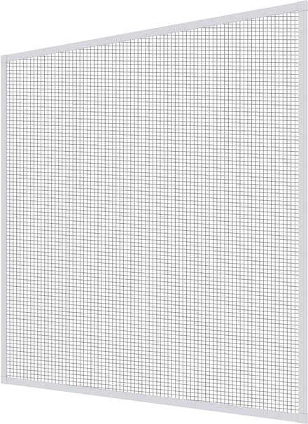 Insectenhor vliegengaas aluminium frame 120 x 150 cm - individueel in te korten - wit