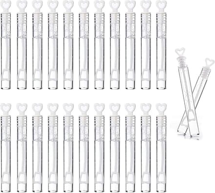 Doodadeals® - Bellenblaas Bruiloft – Uitdeelcadeaus – Versiering – Vlekvrij – 24 stuks