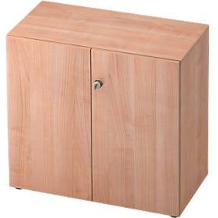 TOPAS LINE archiefkast, 2 dossierhoogtes, afsluitbare deuren, notendecor/noten decor
