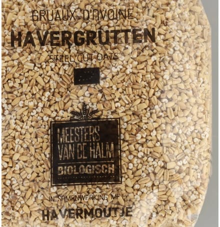De halm Havergrutten Bio - 6 x 500 gr - Voordeelverpakking