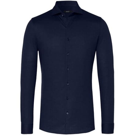 Desoto Luxury Overhemd Regal Twill Design Navy / male