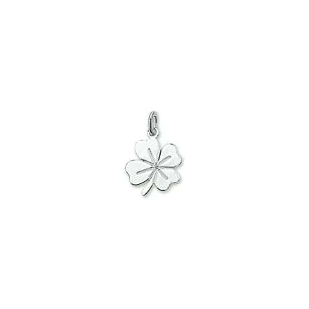Zilver Gerhodineerde Hanger klavertje 1329792