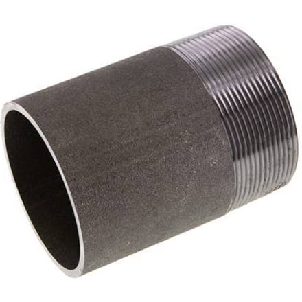 R 2 1/2'' Buitendraad x 76.1mm Stalen Pijpnippel met Las uiteinde 50 Bar DIN 2982 - 100mm