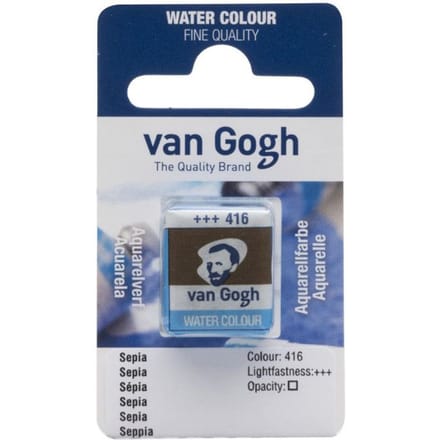 Aquarelverf - 416 Sepia - van Gogh - Napje