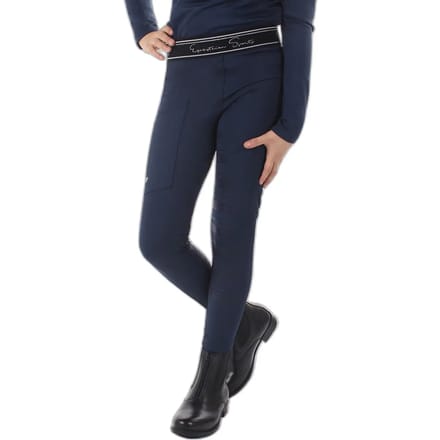QHP - Rijlegging Eden - Full Grip - Kids - Navy - 128