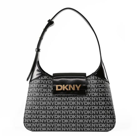 DKNY schoudertas handtas Avril Shoulder Bag BK Logo - BK zwart