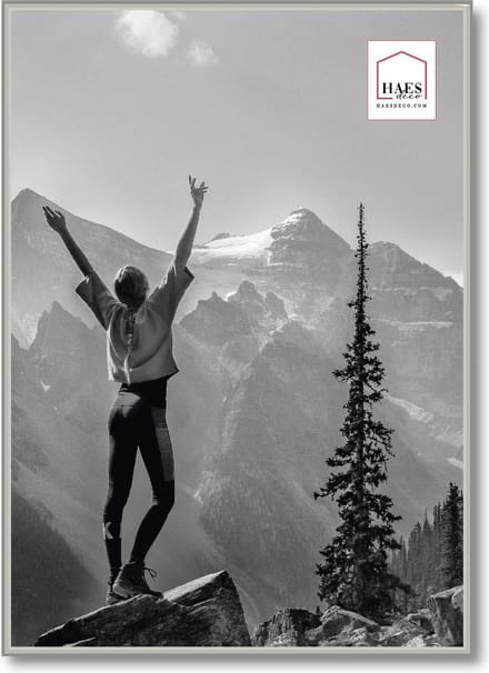 HAES deco - Kunststof fotolijst 50x50 zilver Easy Frame - EF18S