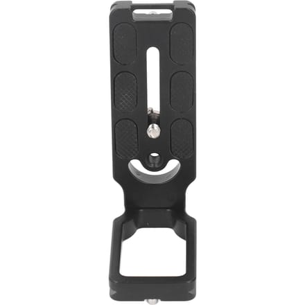 Camera L-beugel Verticale Horizontale Schakeling Aluminiumlegering Zacht Siliconen Kussen Snelsluiting black