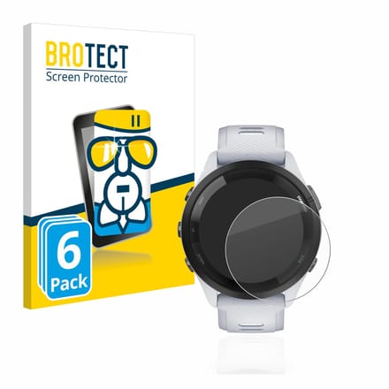 Screenprotector 6 Stuks voor Garmin Forerunner 265 (46 mm) Beschermglas transparant
