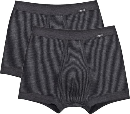 Ammann Heren pant onderbroek kort met voorsluiting 2 pack Jeans