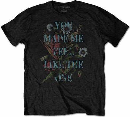 Stereophonics Heren Tshirt -M- Make Me Feel? Zwart