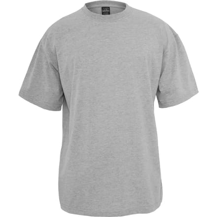 Urban Classics - Tall Heren T-shirt - S - Grijs