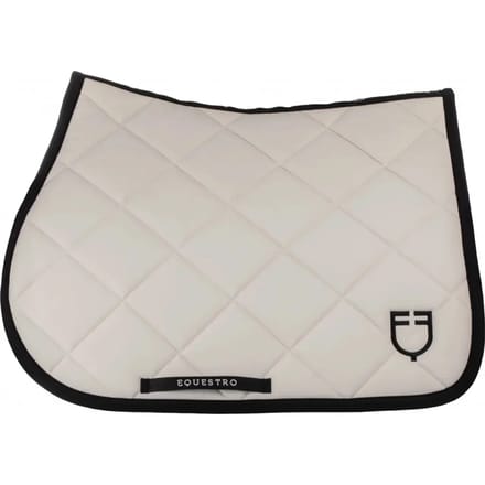 Springzadel met geborduurd logo voor paard Equestro