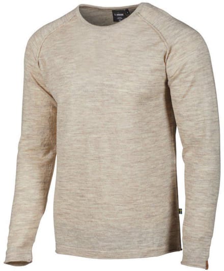 Ivanhoe trui NLS Beech Crewneck Birch - 100% zuivere ongeverfde wol
