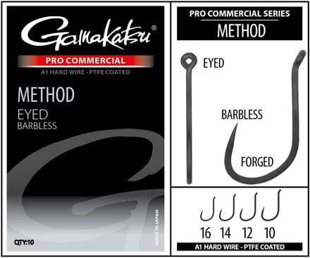 Gamakatsu - Haken PRO-C Method Eyed A1 PTFE BL - Gamakatsu
